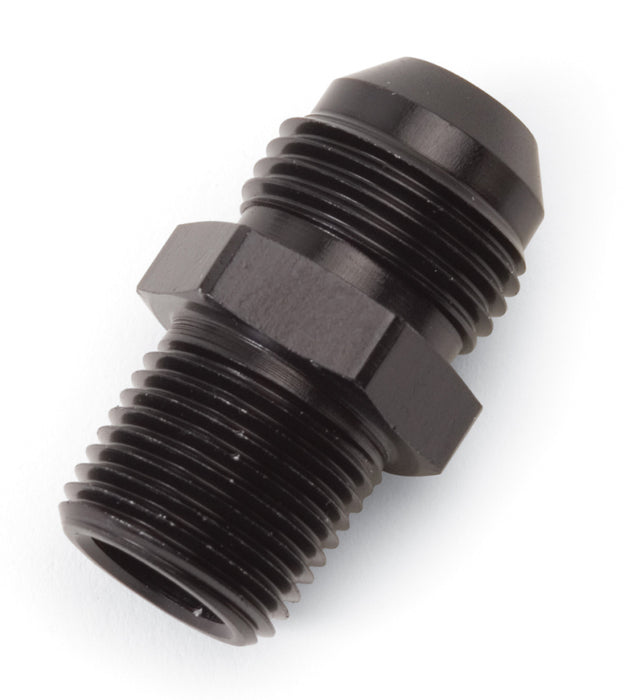 Russell Performance -8 AN to 3/8in NPT Straight Flare to Pipe (Black) - Premium Fittings from Russell - Just $3.95! Shop now at WinWithDom INC. - DomTuned