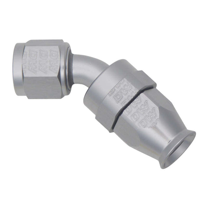 DeatschWerks 8AN Female Swivel 45-Degree Hose End PTFE (Incl. 1 Olive Insert) - Premium Fittings from DeatschWerks - Just $35! Shop now at WinWithDom INC. - DomTuned