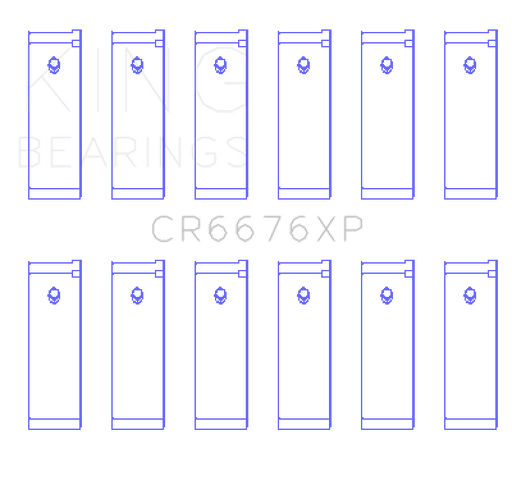 King Nissan VG30DE/VG30DETT/VG30E/VG30T (Size STD) Performance Rod Bearing Set - Premium Bearings from King Engine Bearings - Just $94.34! Shop now at WinWithDom INC. - DomTuned