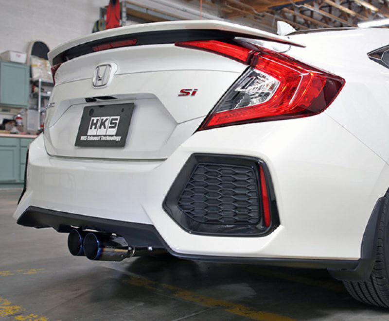 HKS 17+ Honda Civic Si Sedan (FC) Hi-Power Muffler Exhaust - Premium Catback from HKS - Just $935! Shop now at WinWithDom INC. - DomTuned