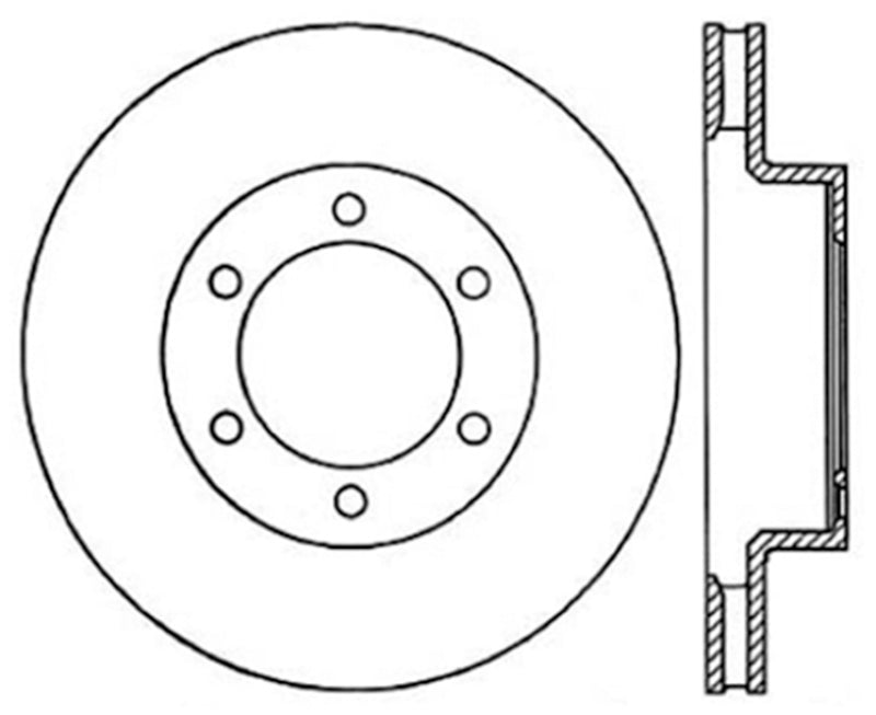 Stoptech 03-09 Toyota 4Runner / 05-14 Toyota FJ Cruiser Front Performance Cryo Brake Rotor - Premium Brake Rotors - Drilled from Stoptech - Just $131.21! Shop now at WinWithDom INC. - DomTuned