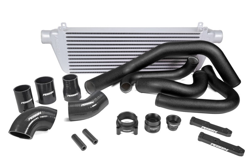 Perrin 22-23 Subaru WRX Front Mount Intercooler Kit (Black Tubes & Silver Core) - Premium Intercoolers from Perrin Performance - Just $1299.65! Shop now at WinWithDom INC. - DomTuned