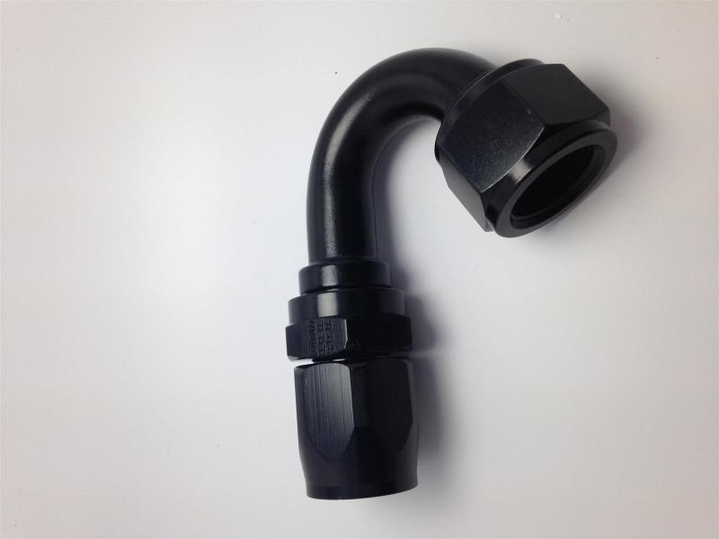 Fragola -6AN x 150 Degree Pro-Flow Hose End - Black - Premium Fittings from Fragola - Just $46.49! Shop now at WinWithDom INC. - DomTuned