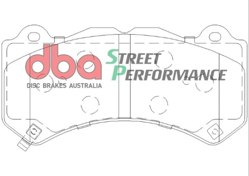 DBA 07-22 Nissan GT-R R35 Front Street Performance Brake Pad Kit - Premium Brake Pads - Performance from DBA - Just $130.87! Shop now at WinWithDom INC. - DomTuned