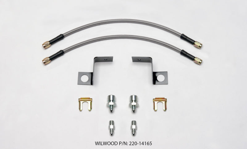 Wilwood Flexline Kit 14 inch -3 3/8-24 IF 1/8 NPT Straight - Premium Brake Line Kits from Wilwood - Just $111.10! Shop now at WinWithDom INC. - DomTuned