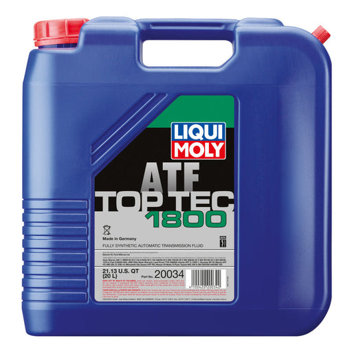 LIQUI MOLY 20L Top Tec ATF 1800 - Premium Gear Oils from LIQUI MOLY - Just $349.99! Shop now at WinWithDom INC. - DomTuned