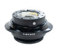 NRG Quick Release Gen 2.2 - Black Body / Shiny Black Oval Ring - Premium Quick Release Adapters from NRG - Just $145! Shop now at WinWithDom INC. - DomTuned