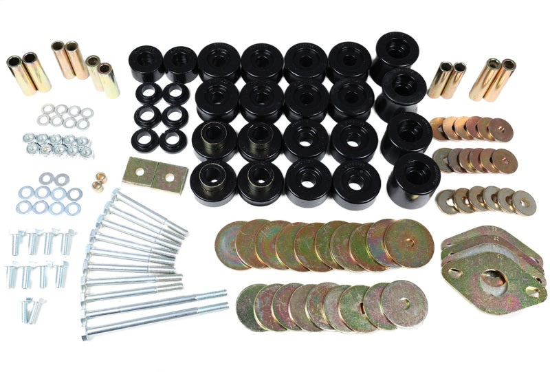 Energy Suspension 91-97 Toyota Land Cruiser FJ80 Body Mount Set w/ Hardware - Black - Premium Bushing Kits from Energy Suspension - Just $423.05! Shop now at WinWithDom INC. - DomTuned
