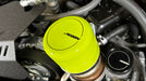 Perrin 2015+ Subaru WRX/STI Oil Filter Cover - Neon Yellow - Premium Oil Filters from Perrin Performance - Just $83.30! Shop now at WinWithDom INC. - DomTuned