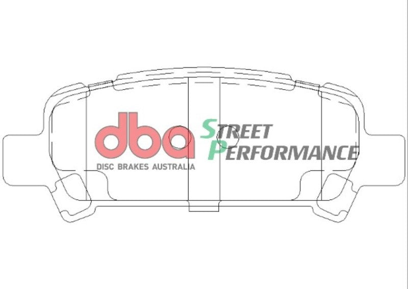 DBA 02-03 Subaru WRX SP500 Rear Brake Pads - Premium Brake Pads - Performance from DBA - Just $90.95! Shop now at WinWithDom INC. - DomTuned