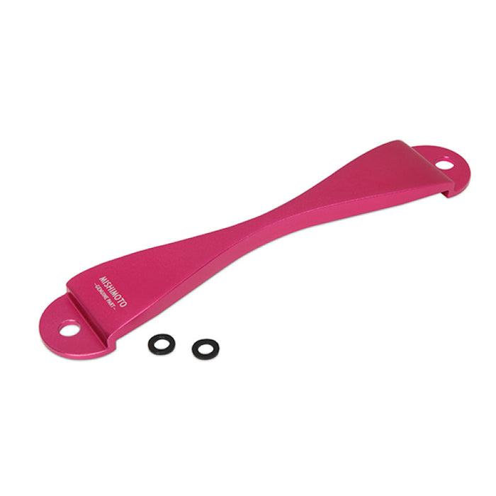 Mishimoto Subaru CNC Battery Tie-Down - Pink - Premium Battery Tiedowns from Mishimoto - Just $55.95! Shop now at WinWithDom INC. - DomTuned
