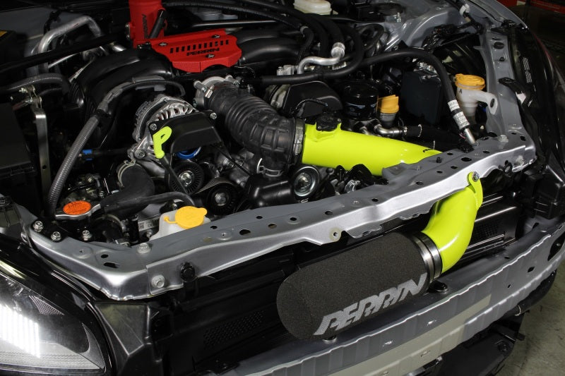 Perrin 22-23 Subaru BRZ/GR86 Cold Air Intake - Neon Yellow - Premium Cold Air Intakes from Perrin Performance - Just $416.50! Shop now at WinWithDom INC. - DomTuned