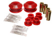 Energy Suspension 03-05 Mitsubishi Lancer EVO 8 Red Front Control Arm Bushing Set - Premium Bushing Kits from Energy Suspension - Just $96.58! Shop now at WinWithDom INC. - DomTuned