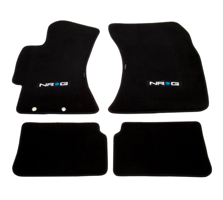 NRG Floor Mats - 2009-2011 Subaru Impreza WRX/STi (NRG Logo) - 4pc. - Premium Floor Mats Carpeted from NRG - Just $64! Shop now at WinWithDom INC. - DomTuned