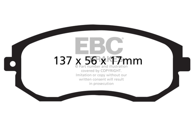 EBC 2012+ Subaru BRZ/FRS/86 2.0L Bluestuff Front Brake Pads - Premium Brake Pads - Racing from EBC - Just $128.87! Shop now at WinWithDom INC. - DomTuned