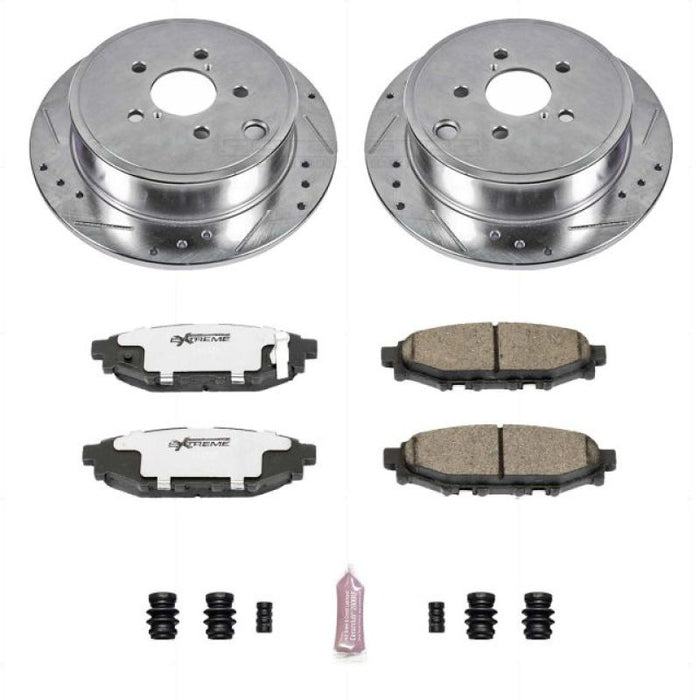 Power Stop 13-16 Subaru BRZ Rear Z26 Street Warrior Brake Kit - Premium Brake Kits - Performance D&S from PowerStop - Just $271.87! Shop now at WinWithDom INC. - DomTuned