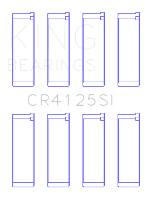 King Subaru EJ20/EJ22/EJ25 (Including Turbo) (Size STD) Silicone Bi-Metal Alum Rod Bearing Set