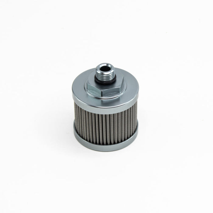 DeatschWerks Stainless Steel 6AN 100 Micron Universal Fuel Pump Pre-Filter - Premium Fuel Filters from DeatschWerks - Just $83! Shop now at WinWithDom INC. - DomTuned