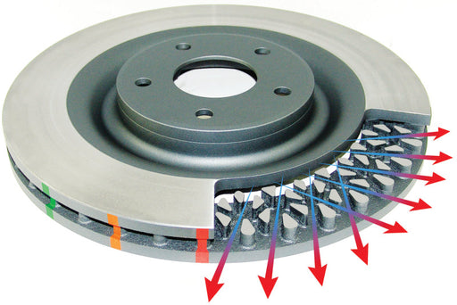 DBA 93-98 Toyota Supra Turbo Front Slotted 4000 Series Rotor - Premium Brake Rotors - Slotted from DBA - Just $263.12! Shop now at WinWithDom INC. - DomTuned