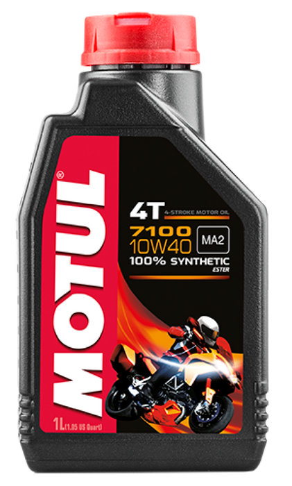 Motul 1L 7100 4-Stroke Engine Oil 10W40 4T - Premium Motor Oils from Motul - Just $218.70! Shop now at WinWithDom INC. - DomTuned