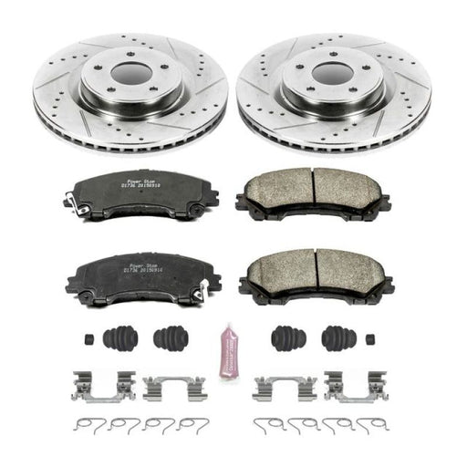 Power Stop 14-19 Infiniti Q50 Front Z23 Evolution Sport Brake Kit - Premium Brake Kits - Performance D&S from PowerStop - Just $404.93! Shop now at WinWithDom INC. - DomTuned