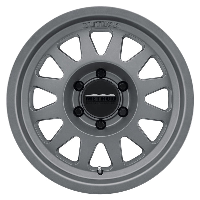 Method MR704 17x8.5 0mm Offset 5x5 71.5mm CB Matte Titanium Wheel - Premium Wheels - Cast from Method Wheels - Just $319! Shop now at WinWithDom INC. - DomTuned