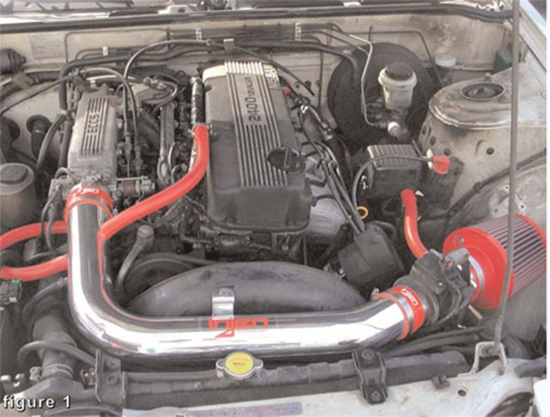 Injen 89-90 Nissan 240SX L4 2.4L Black IS Short Ram Cold Air Intake - Premium Cold Air Intakes from Injen - Just $306.95! Shop now at WinWithDom INC. - DomTuned