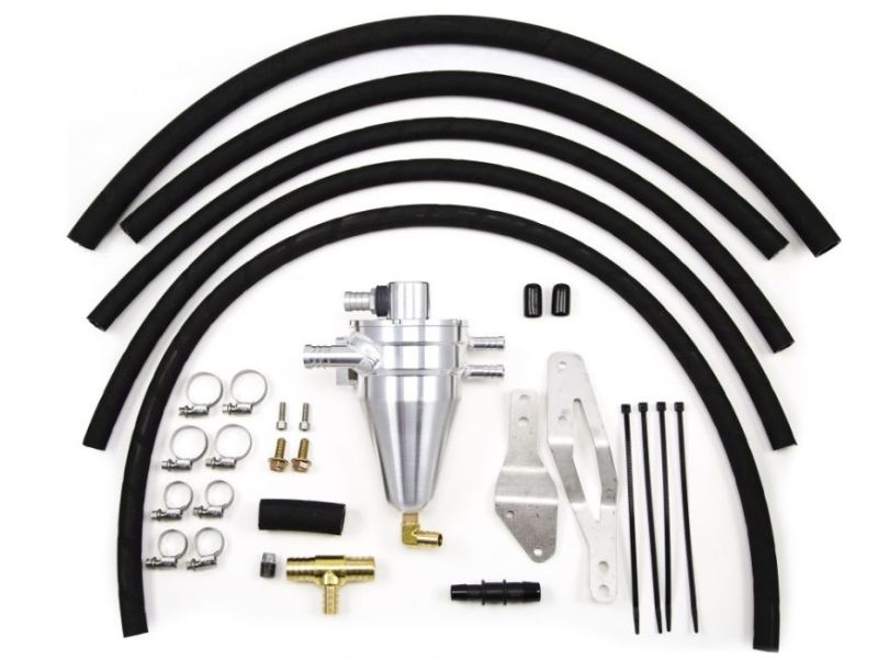 Killer B 02-07 WRX/STi GD Air/Oil Separator (Complete Kit w/Hosing + Clamps) - Premium Oil Catch Cans from Killer B Motorsport - Just $505! Shop now at WinWithDom INC. - DomTuned