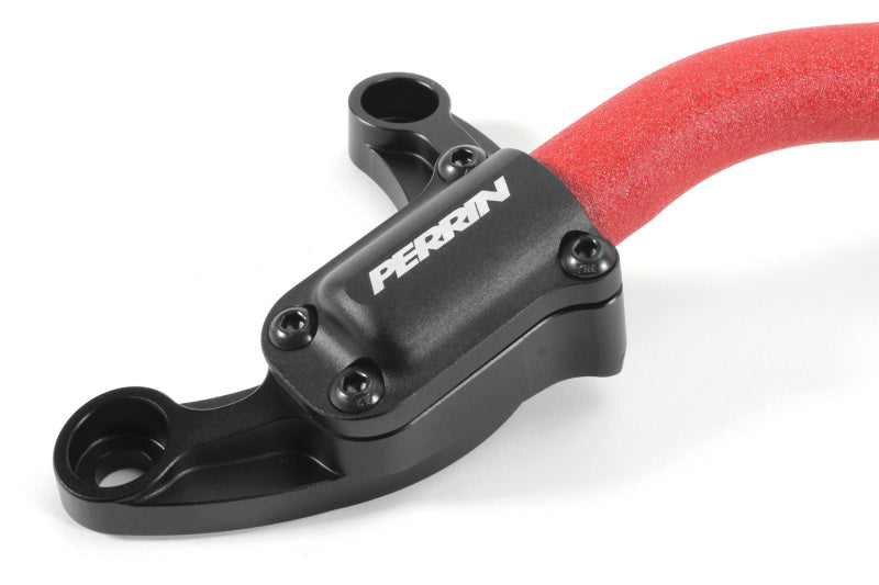 Perrin 2022 Subaru WRX Strut Brace w/ Billet Feet -  Red - Premium Strut Bars from Perrin Performance - Just $284.75! Shop now at WinWithDom INC. - DomTuned