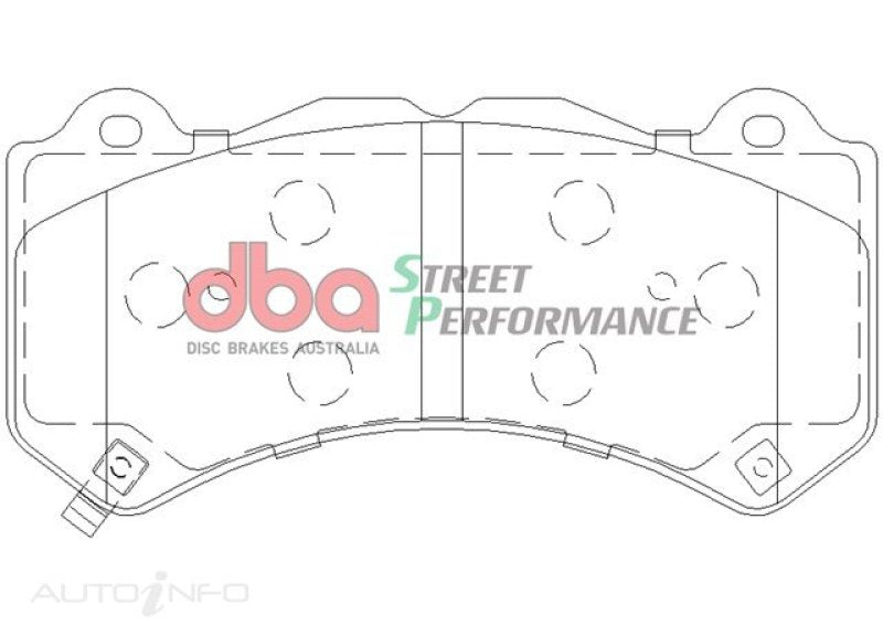 DBA 07-22 Nissan GT-R R35 Front Street Performance Brake Pad Kit - Premium Brake Pads - Performance from DBA - Just $130.87! Shop now at WinWithDom INC. - DomTuned