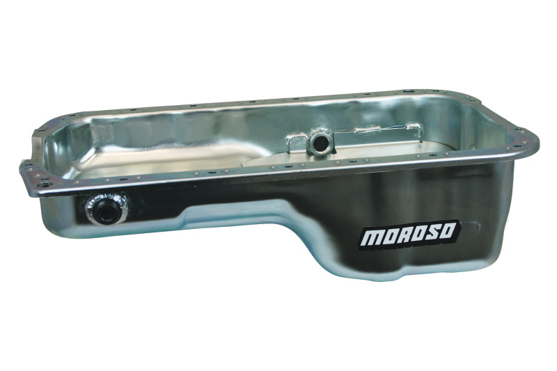 Moroso Honda 2.2/2.3L H Series Stock (w/Oil Drainbacks) Wet Sump 4qt 5.25in Steel Oil Pan - Premium Oil Pans from Moroso - Just $270.99! Shop now at WinWithDom INC. - DomTuned