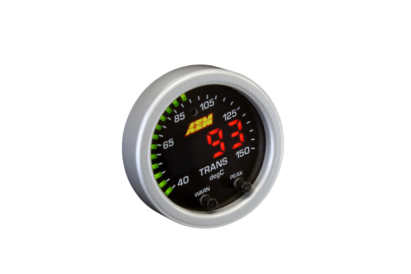 AEM X-Series Temperature 100-300F Gauge Kit (ONLY Black Bezel and Water Temp. Faceplate) - Premium Gauges from AEM - Just $215.95! Shop now at WinWithDom INC. - DomTuned