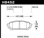 Hawk 2006-2006 Saab 9-2X 2.5i HPS 5.0 Rear Brake Pads - Premium Brake Pads - Performance from Hawk Performance - Just $146.69! Shop now at WinWithDom INC. - DomTuned