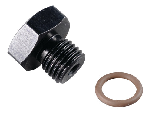 Fragola -8AN Port Plug 3/4-16 - Black - Premium Fittings from Fragola - Just $7.32! Shop now at WinWithDom INC. - DomTuned