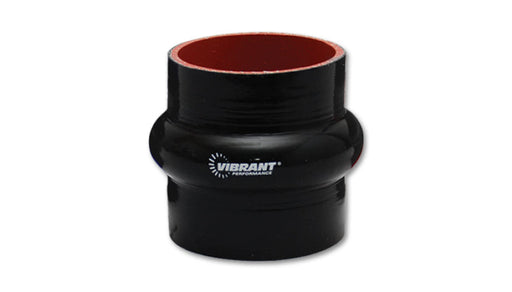 Vibrant 4 Ply Reinforced Silicone Hump Hose Connector - 4.5in I.D. x 3in long (BLACK) - Premium Silicone Couplers & Hoses from Vibrant - Just $37.50! Shop now at WinWithDom INC. - DomTuned
