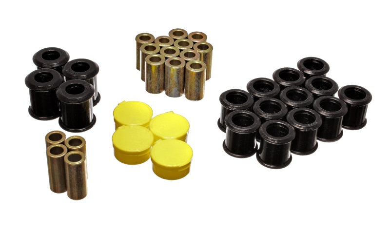 Energy Suspension 89-94 Nissan 240SX (S13) Black Rear Control Arm Bushing Set - Premium Bushing Kits from Energy Suspension - Just $89.33! Shop now at WinWithDom INC. - DomTuned