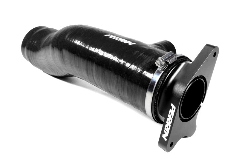 Perrin 2022+ Subaru WRX Black 3in Turbo Inlet Hose w/ Nozzle - Premium Hoses from Perrin Performance - Just $283.05! Shop now at WinWithDom INC. - DomTuned