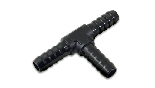 Vibrant 5/32in Barbed Tee Adapter - Black Anodized - Premium Fittings from Vibrant - Just $10.99! Shop now at WinWithDom INC. - DomTuned