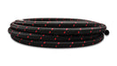 Vibrant -12 AN Two-Tone Black/Red Nylon Braided Flex Hose (5 foot roll) - Premium Hoses from Vibrant - Just $55.99! Shop now at WinWithDom INC. - DomTuned