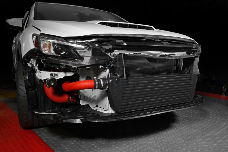 Perrin 22-23 Subaru WRX Front Mount Intercooler Kit (Red Tubes & Black Core) - Premium Intercoolers from Perrin Performance - Just $1299.65! Shop now at WinWithDom INC. - DomTuned