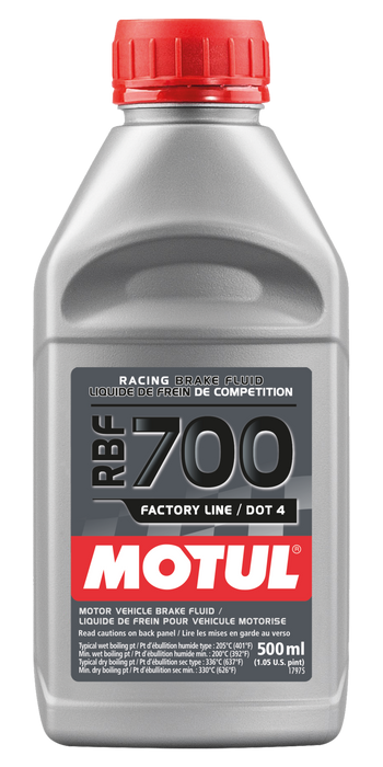 Motul 1/2L Brake Fluid RBF 700 - Racing DOT 4 - Premium Brake Fluid from Motul - Just $401.64! Shop now at WinWithDom INC. - DomTuned