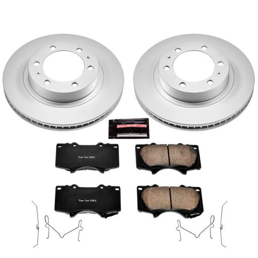 Power Stop 03-09 Toyota 4Runner Front Z17 Evolution Geomet Coated Brake Kit - Premium Brake Kits - Performance Blank from PowerStop - Just $219.16! Shop now at WinWithDom INC. - DomTuned