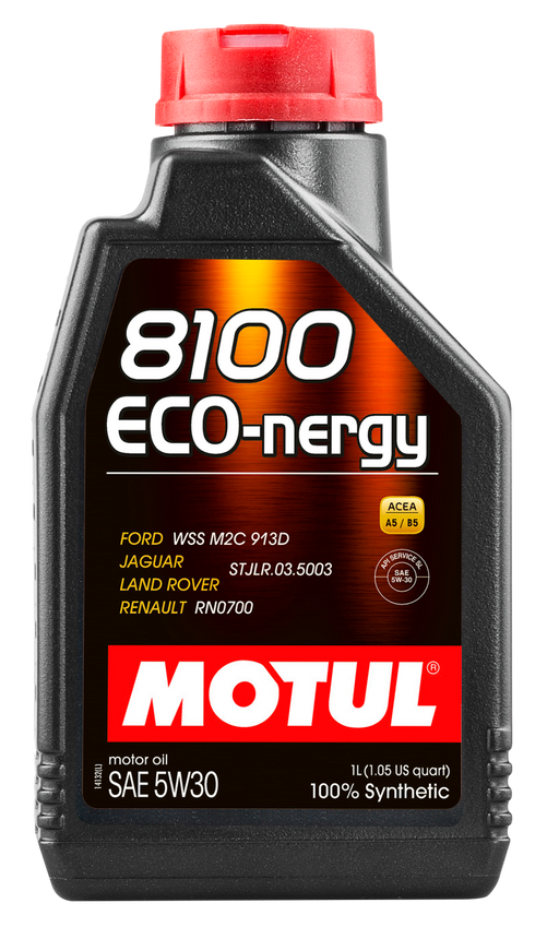 Motul 1L Synthetic Engine Oil 8100 5W30 ECO-NERGY - Ford 913C - Premium Motor Oils from Motul - Just $150.72! Shop now at WinWithDom INC. - DomTuned