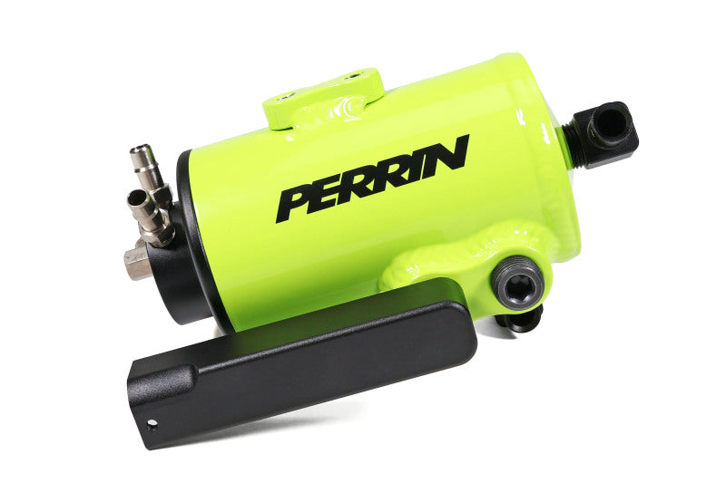 Perrin 22-23 Subaru WRX Air Oil Separator - Neon Yellow - Premium Oil Separators from Perrin Performance - Just $399.50! Shop now at WinWithDom INC. - DomTuned