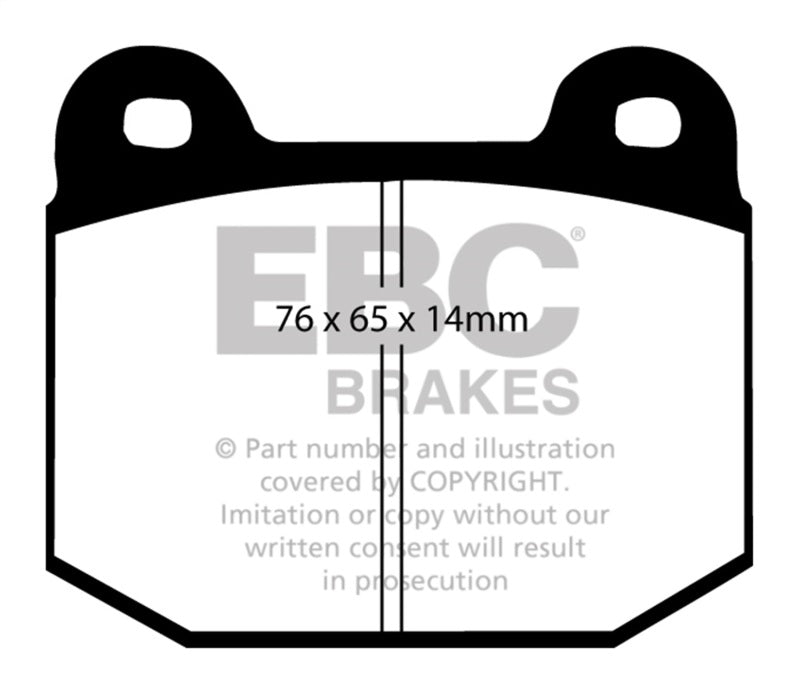 EBC 99-03 Mitsubishi Lancer Evolution 2.0 Turbo Bluestuff Rear Brake Pads - Premium Brake Pads - Racing from EBC - Just $165.57! Shop now at WinWithDom INC. - DomTuned