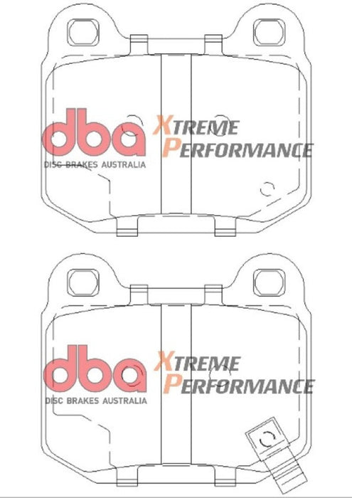 DBA 03-06 EVO / 04-09 STi / 03-07 350Z Track Edition/G35 w/ Brembo XP650 Rear Brake Pads - Premium Brake Pads - Performance from DBA - Just $101.82! Shop now at WinWithDom INC. - DomTuned