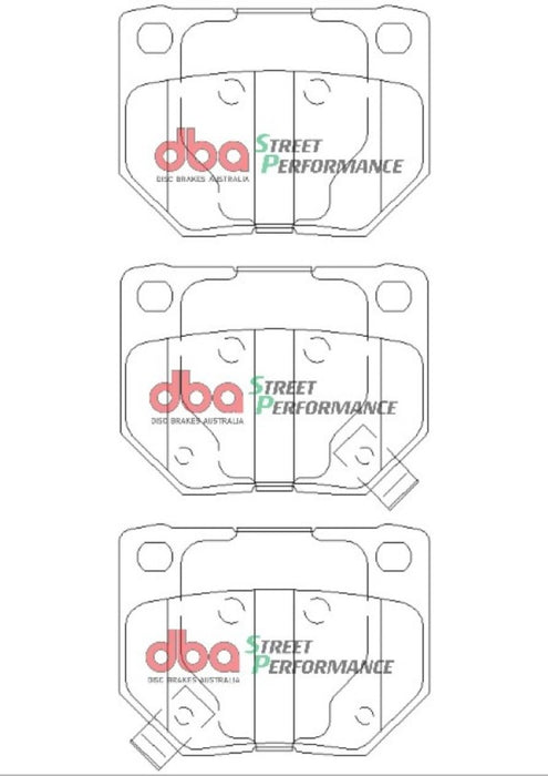 DBA 06-07 Subaru WRX SP500 Rear Brake Pads - Premium Brake Pads - Performance from DBA - Just $74.59! Shop now at WinWithDom INC. - DomTuned