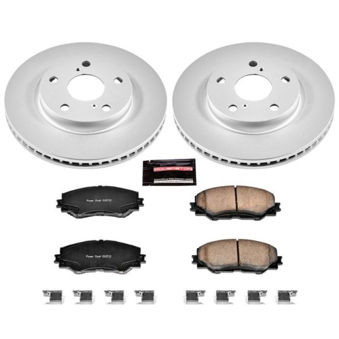 Power Stop 10-12 Lexus HS250h Front Z17 Evolution Geomet Coated Brake Kit - Premium Brake Kits - Performance Blank from PowerStop - Just $190.62! Shop now at WinWithDom INC. - DomTuned