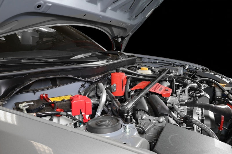 Perrin 22-23 Toyota GR86 / 13-16 Scion FR-S / 13-23 Subaru BRZ Air Oil Separator - Red - Premium Oil Separators from Perrin Performance - Just $399.50! Shop now at WinWithDom INC. - DomTuned