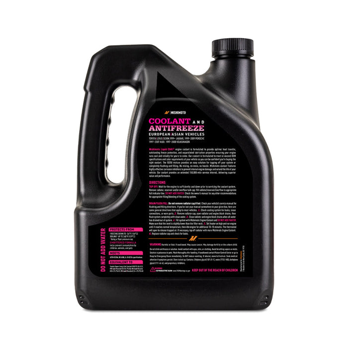 Mishimoto Liquid Chill EG Coolant, European/Asian Vehicles, Pink/Red - Premium Coolants from Mishimoto - Just $26.95! Shop now at WinWithDom INC. - DomTuned